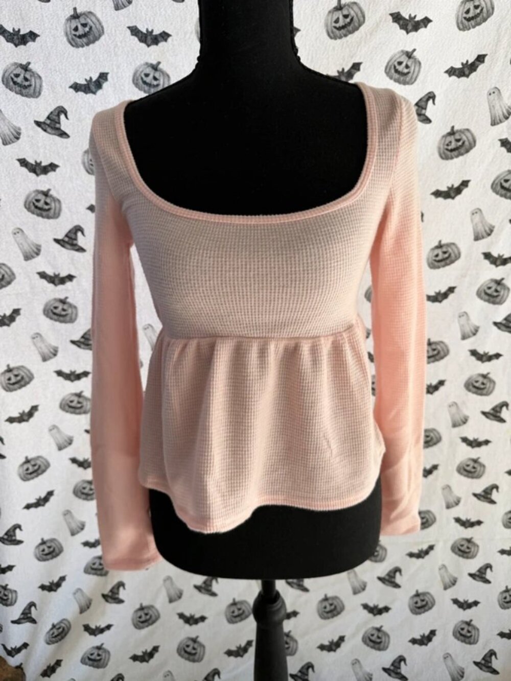 Electric baby pink babydoll shirt